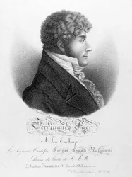 Portrait of Ferdinando Paer, chapel master of Napoleon I and director of the Opera Comique