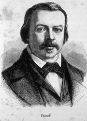 Portrait of Flocon, French journalist and politician