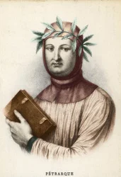 Portrait of Francesco Petrarca, Italian Writer