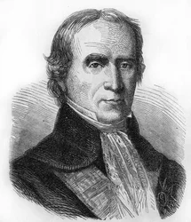 Portrait of François Barbé Marbois (1745-1837). Consul in the United States and then intendant in Santo Domingo. Engraving from 1866