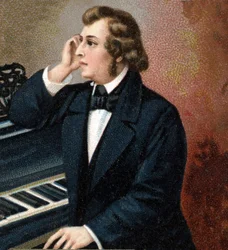 Portrait of Frederic Chopin (1810 - 1849), Polish Composer