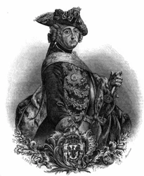 Portrait of Frederic II, King of Prussia, known as Frederic the Great