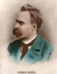 Portrait of Friedrich Nietzsche, German philosopher