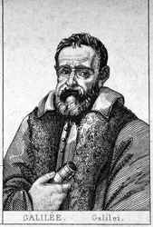 Portrait of Galileo Galilei dit Galilee (1564 - 1642)