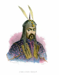 Portrait of Genghis Khan (Temudjin)