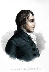 Portrait of Giovanni Battista Pergolesi (1710 - 1736)