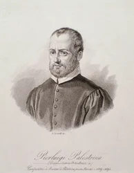 Portrait of Giovanni Pierluigi da Palestrina (engraving)