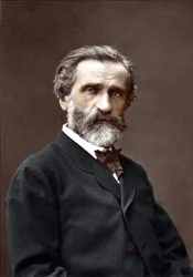 Portrait of Giuseppe Verdi (1813-1901), Italian composer