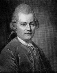 Portrait of Gotthold Ephraim Lessing (1729 - 1781), German writer and playwright