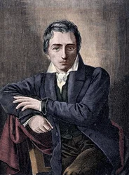Portrait of Heinrich Heine, German writer.
