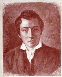 Portrait of Heinrich Heine, German Writer - Engraving