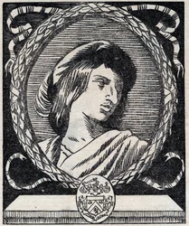 Portrait of Hercules Savinien Cyrano de Bergerac, French Writer
