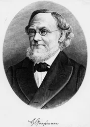 Portrait of Hermann Grassmann (engraving)