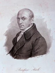 Portrait of Italian composer Bonifazio Asioli