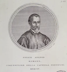 Portrait of Italian Composer Felice Anerio