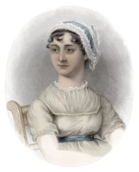 Portrait of Jane Austen (1775-1817) - Portrait of the English writer Jane Austen (1775-1817)