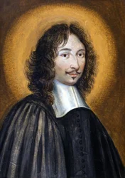 Portrait of Jean de Rotrou (1609 - 1650). Anonymous pastel of the 17th century. Private collection