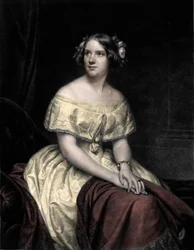 Portrait of Jenny Lind, Swedish singer