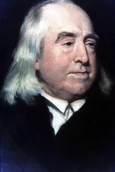 Portrait of Jeremy Bentham (1748-1832), British philosopher and jurisconsult.