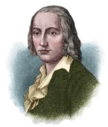 Portrait of Johann Christian Friedrich Hölderlin (1770-1843), German poet and romantic thinker.
