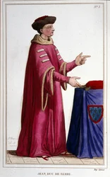Portrait of John, Duke of Berri (1340 - 1416).