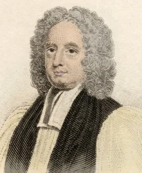 Portrait of John Potter, English ecclesiastic and archaic of Canterbury. 19th century engraving.