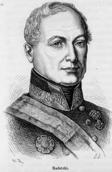 Portrait of Joseph Wenzel Radetzky von Radetz, Austrian Marshal (1766-1858)