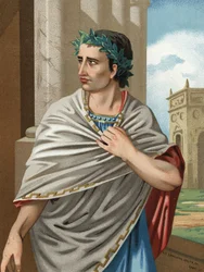 Portrait of Julius Caesar, Roman General (101-44 BC). Barcelona 1877