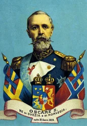 Portrait of King Oscar II, King of Sweden and Norway (1829-1907).