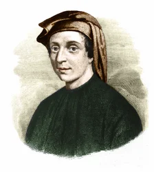 Portrait of Leonardo Fibonacci, Italian mathematician