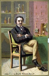 Portrait of Léon Foucault (1819 - 1868) in his office