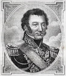 Portrait of Louis Auguste Victor de Ghaisne de Bourmont (1773-1846), marshal of France