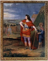 Portrait of Louis XIV dressed as Roman Emperor
