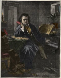 Portrait of Ludwig van Beethoven (1770-1827), German Composer and Pianist