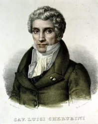 Portrait of Luigi Cherubini (1760-1842), Italian composer.