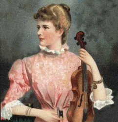 Portrait of Marie Soldier (1863-1955), Violinist