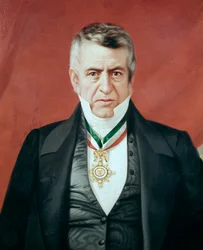 Portrait of Mexican President Jose Manuel de la Pena y Pena (1789-1850)