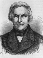 Portrait of Michelet, French historian and writer (1798 - 1874)