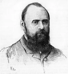 Portrait of Mily Alexeyevich Balakirev (1837-1910), Pianist, conductor and Russian composer. Engraving from 1889