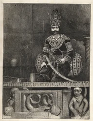 Portrait of Nasser Ed Din, Shah of Persia