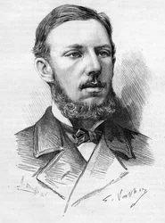 Portrait of Oscar Augustus of Sweden, Duke of Gothland, here in 1888 during his visit to Paris