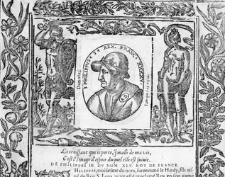 Portrait of Philip III Le Hardi, King of France from 1270 to 1285