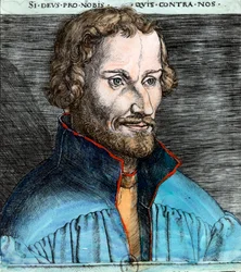 Portrait of Philippe Schwarzerd dit Melanchton, German Protestant reformer