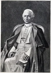 Portrait of Pope Leo XIII (1810-1903)
