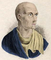 Portrait of Publius Cornelius Scipio Africanus, a Roman Statesman