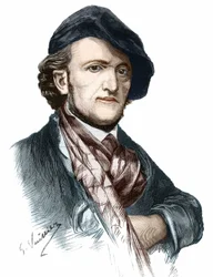 Portrait of Richard Wagner (1813-1883), German composer and playwright