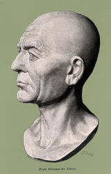 Portrait of Scipio the African, general and Roman statesman.