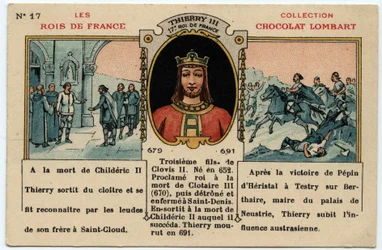Portrait of Thierry III, King of the Franks (673-691), Early 20th Century