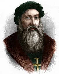 Portrait of Vasco de Gama (1469-1524) Portuguese navigator.
