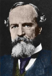 Portrait of William James, American pragmatist philosopher